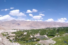 Panoramabild in Leh, Ladakh