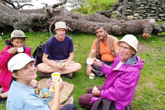 Picknick auf über 4.00m Höhe, Indien 2018